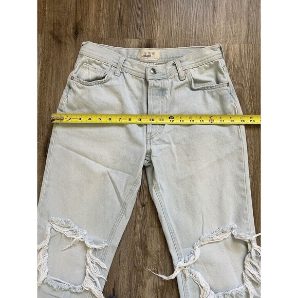 Free People We The Free Maggie Mid-Rise Straight Leg Cropped Jeans Size 27 - Picture 8 of 10